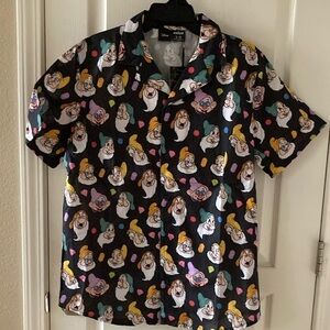 New Disney Cakeworthy Snow White Seven Dwarfs Diamond Shirt